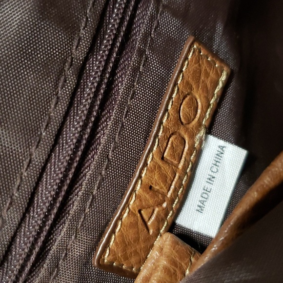 ALDO Large Shoulder Bag Travel Vacation Satchel Contemporary Modern - Picture 7 of 10